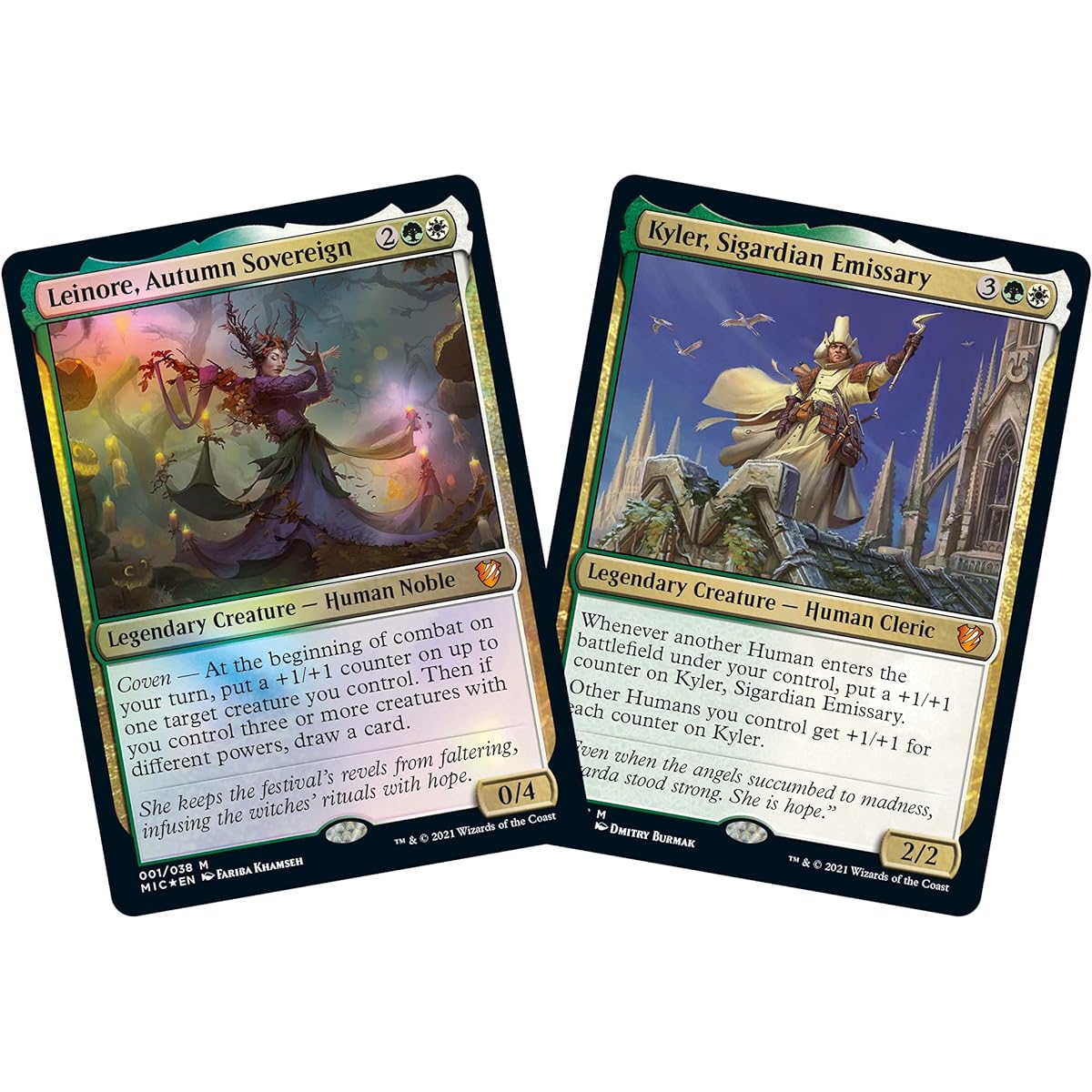 Magic: The Gathering Innistrad Midnight Hunt Commander Deck - Coven Counters (Green-White)
