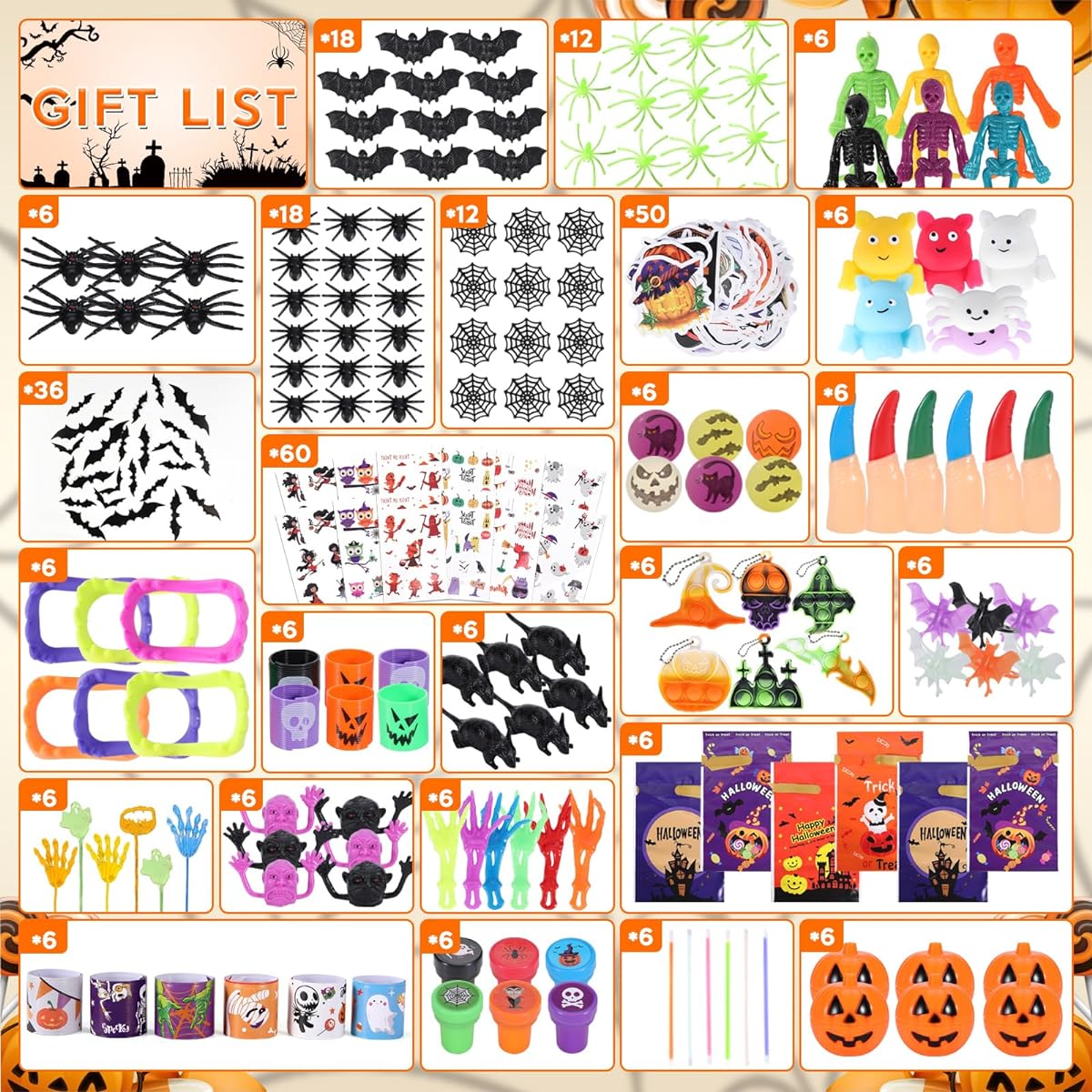 KENWQZI Party Favors 314 Pieces