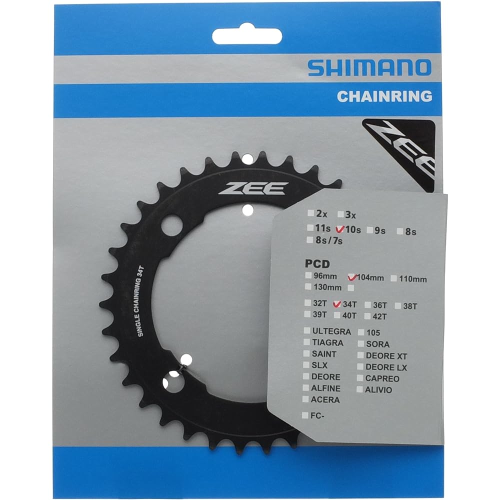 SHIMANO Repair Parts Chainring 34T Black FC-M640/M645 Y1NG34000