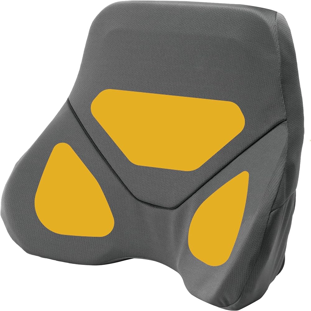 EXGEL Gaming Chair Back Cushion, Gray Cushion, Lower Back Pain, Lower Back Pain Prevention, Lumbar, Gaming Chair, Made in Japan, Seat Cushion, Urethane Foam
