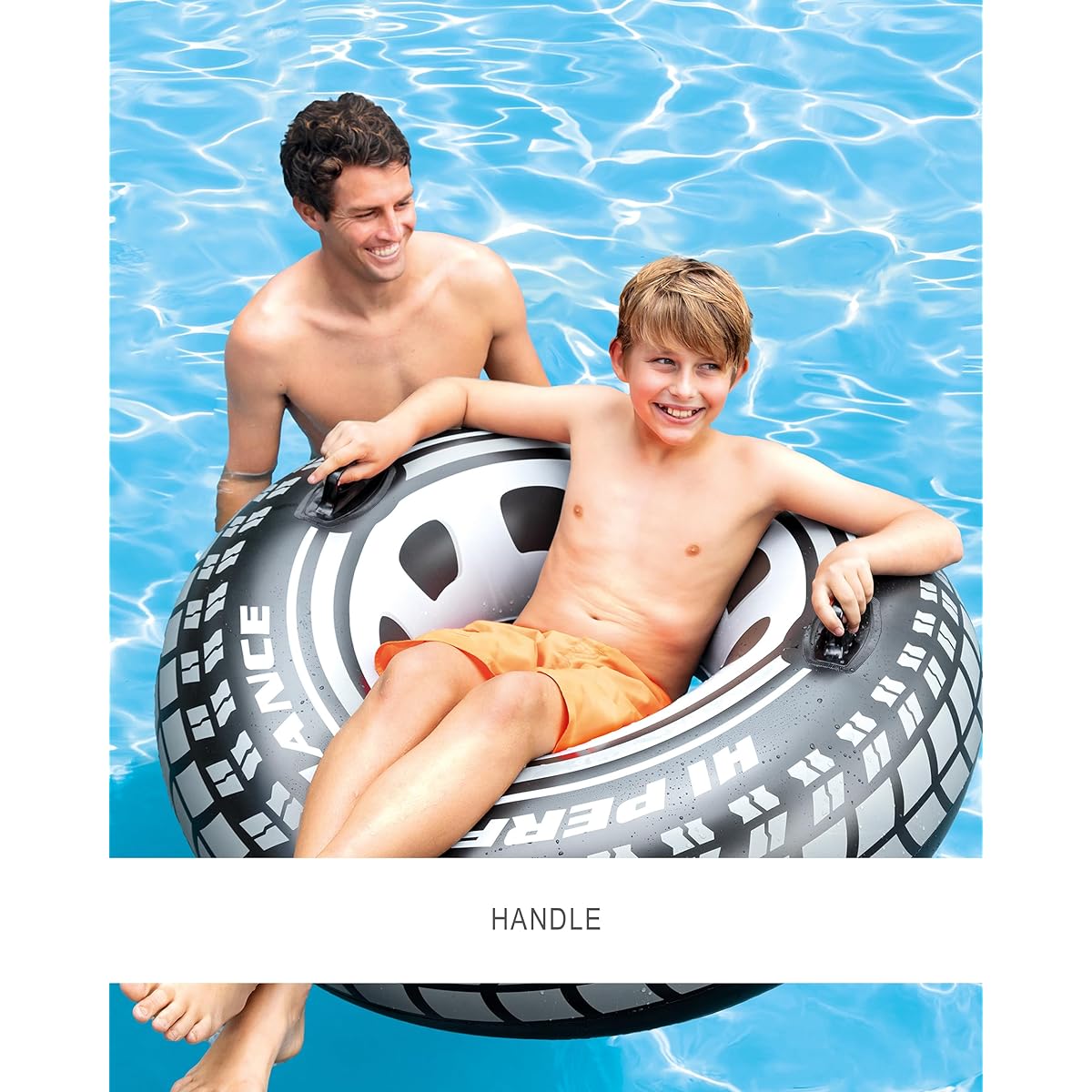 Intex Monster Truck Swim Tube 45 Diameter for Ages 9+