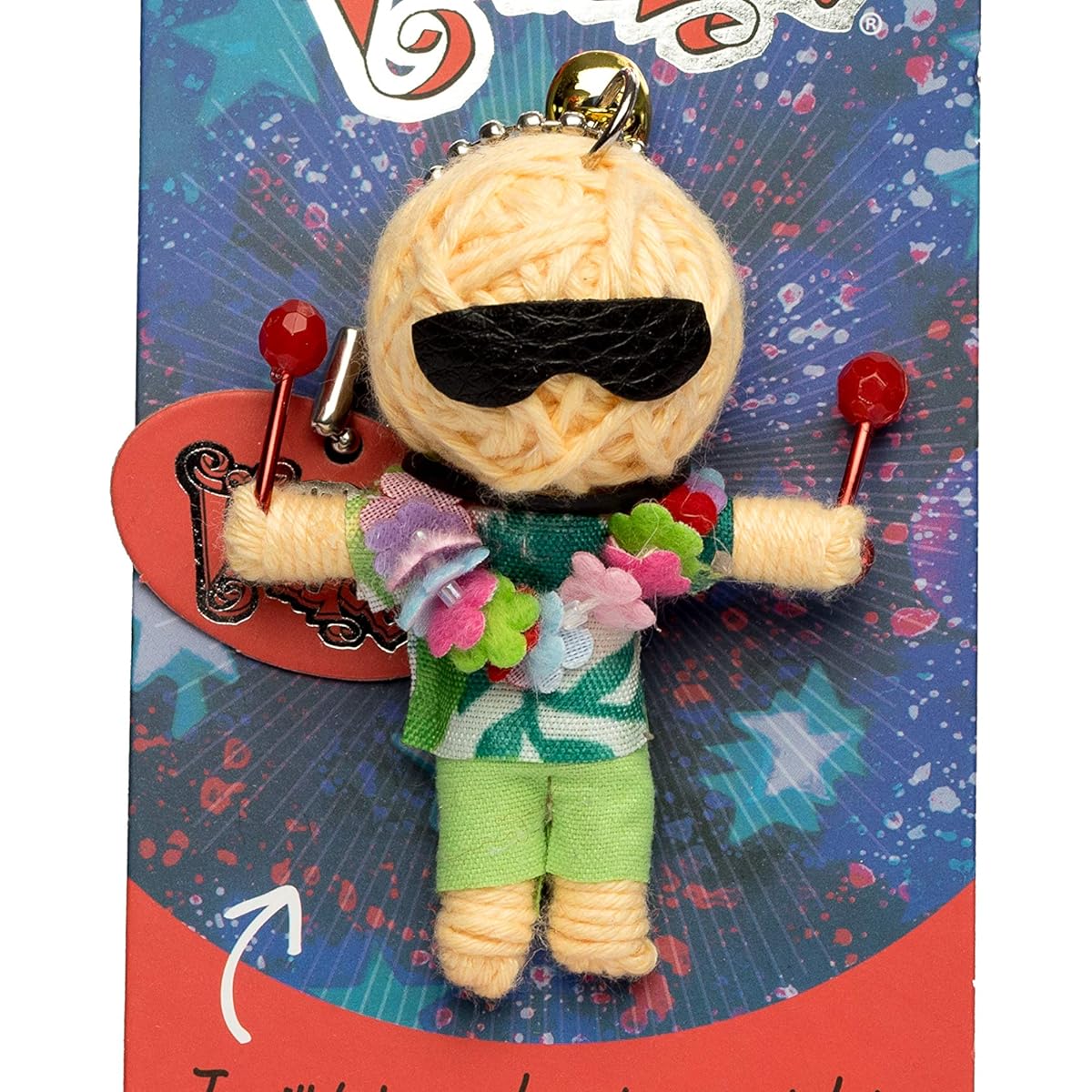 History & Heraldry Ltd Watchover Voodoo Doll Vacation Buddy Multicolor