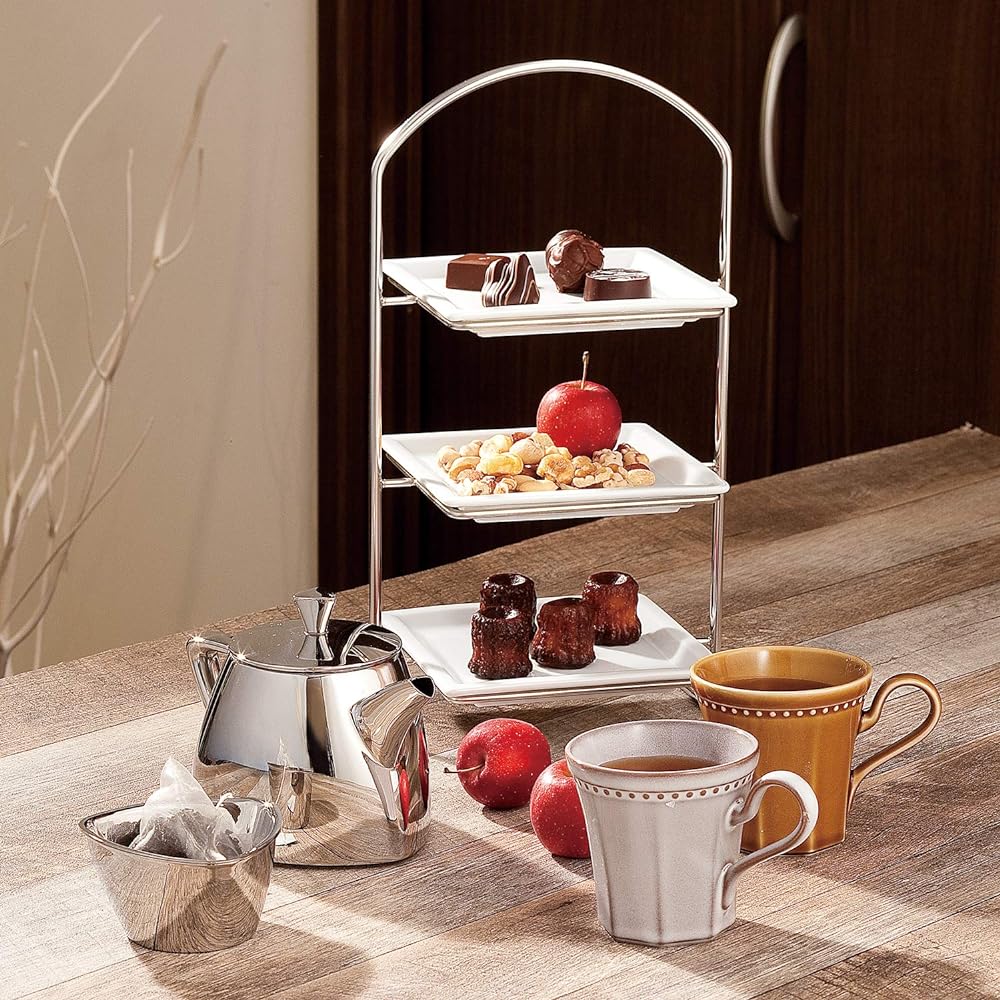 Sanpo Sangyo Teapot Silver 5 Person Triangle Teapot 03037240