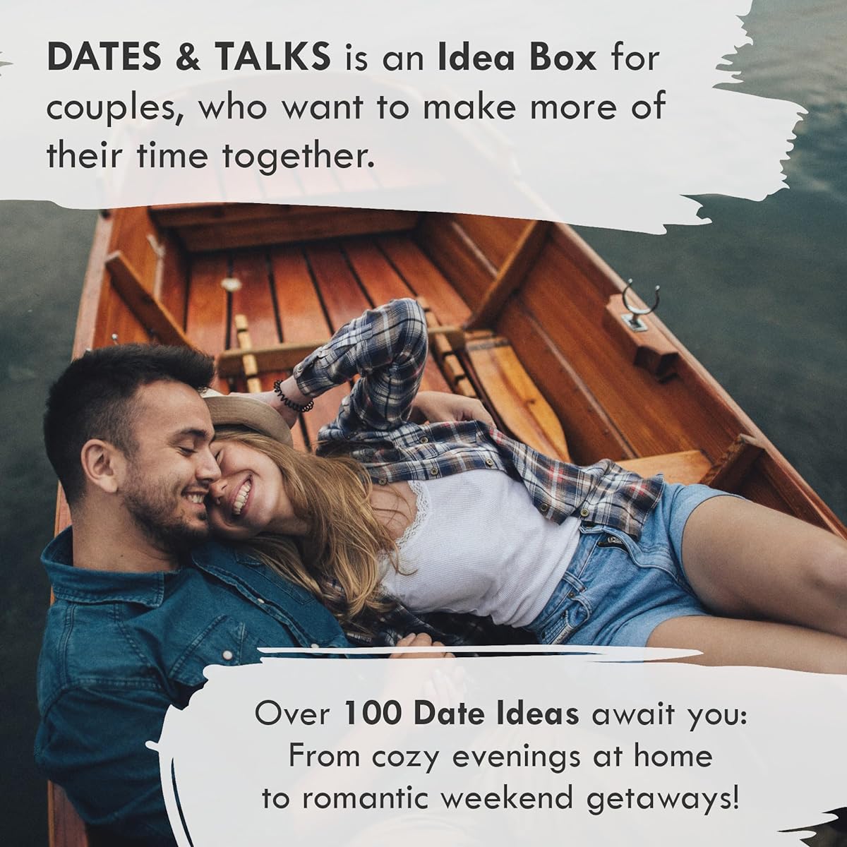 Perfect couples gifts for anniversaries, Valentine's Day, Christmas, weddings, birthdays - for partner, husband, wife, him, her, man, woman - 100+ date night ideas and question cards!