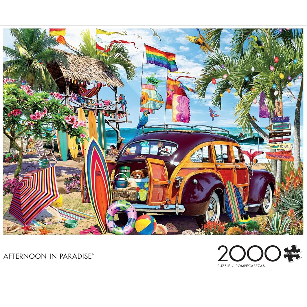 Buffalo Games - Afternoon Paradise - 2000 Piece Jigsaw Puzzle