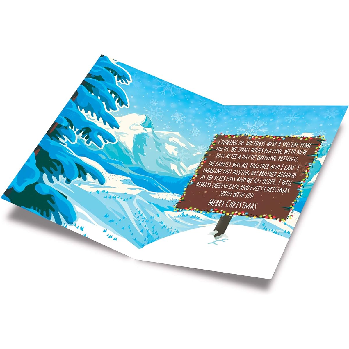 Prime Greetings Christmas Card Brother