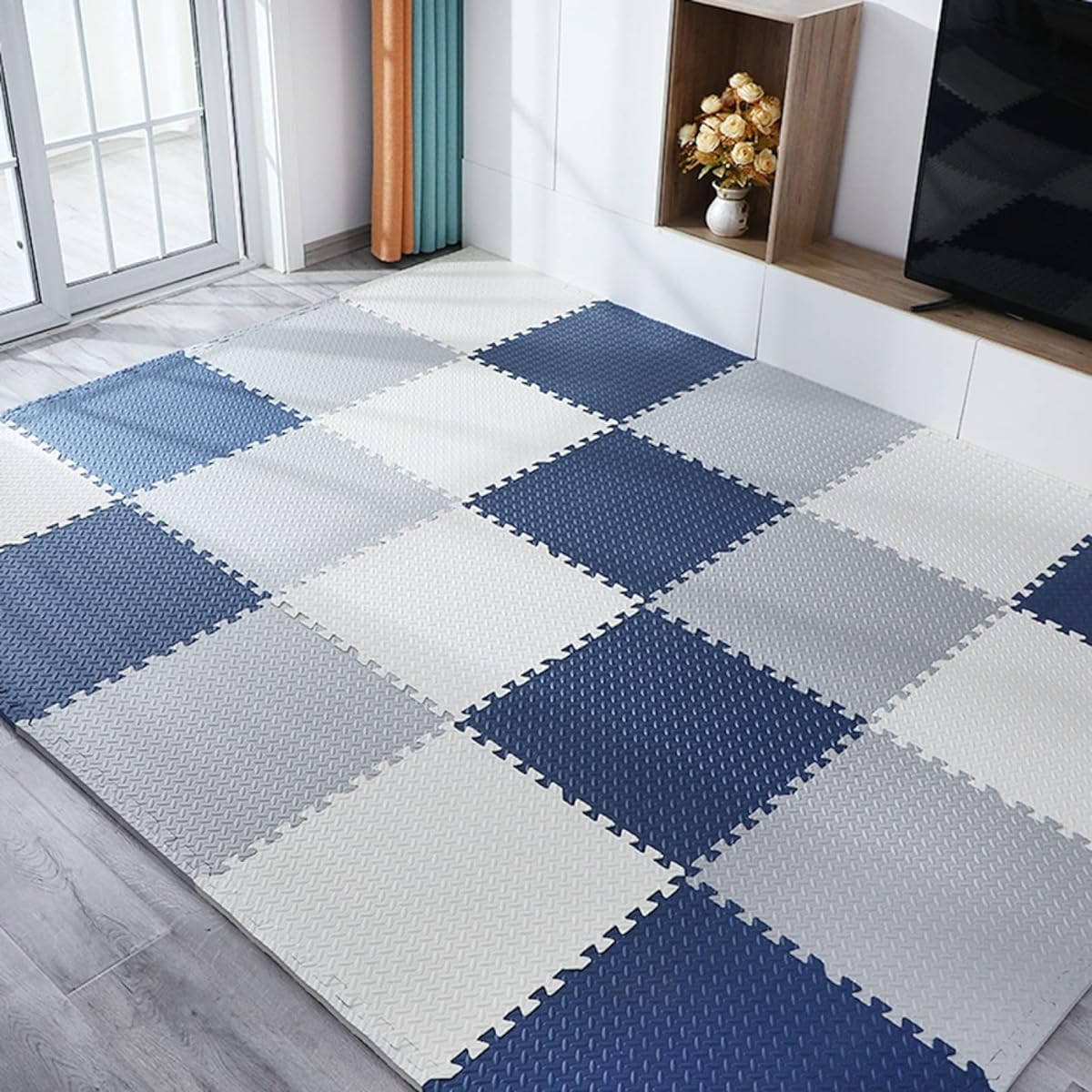Joint Mat Play Mat Baby Mat Joint Mat Floor Mat Scandinavian Color 60*60*2.5cm*4 Children Baby Kids Baby Cushion Nursery Room Soundproofing Insulation EVA Flooring Cute 6 Tatami Stylish Birthday Gift
