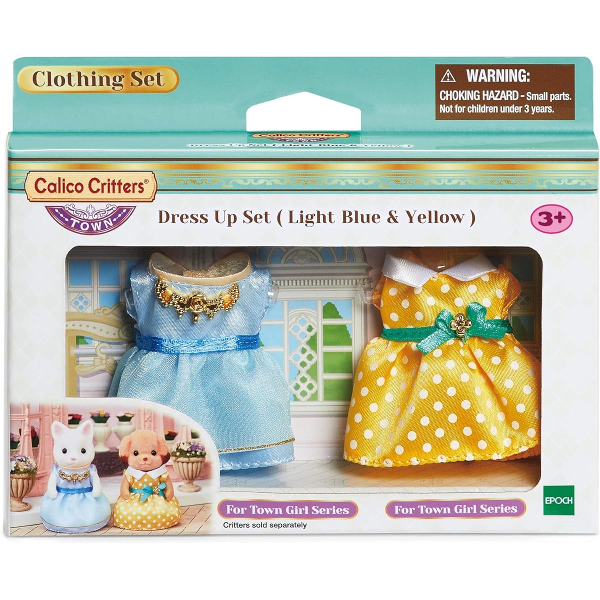 Calico Critters Dress Up Set (Light Blue & Yellow)