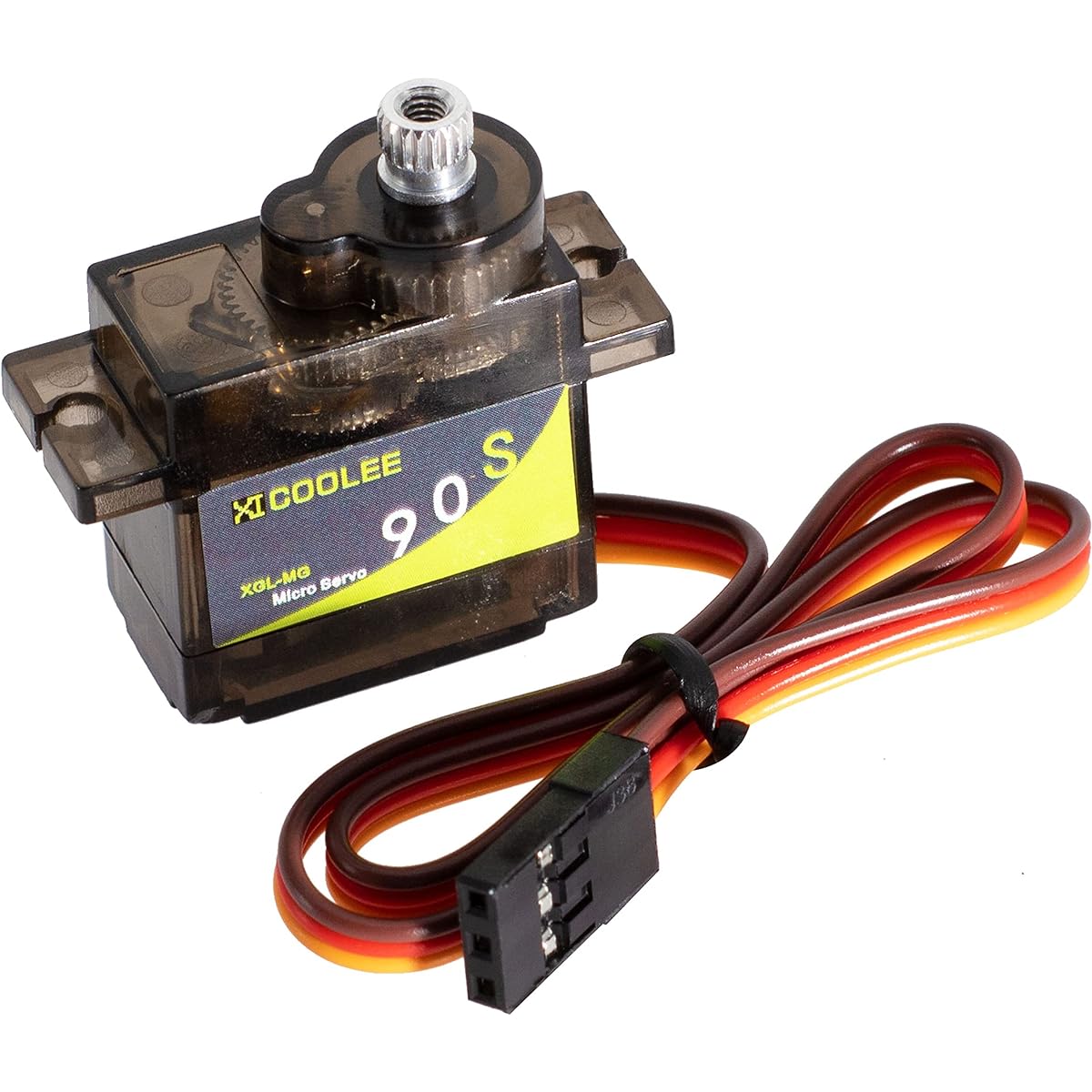 XICOOLEE 4pcs MG-90S Servo Micro 12g Servo Motor Metal Gear Digital Servo for RC Airplane Model Car Helicopter Robot Diving Equipment Racing Model