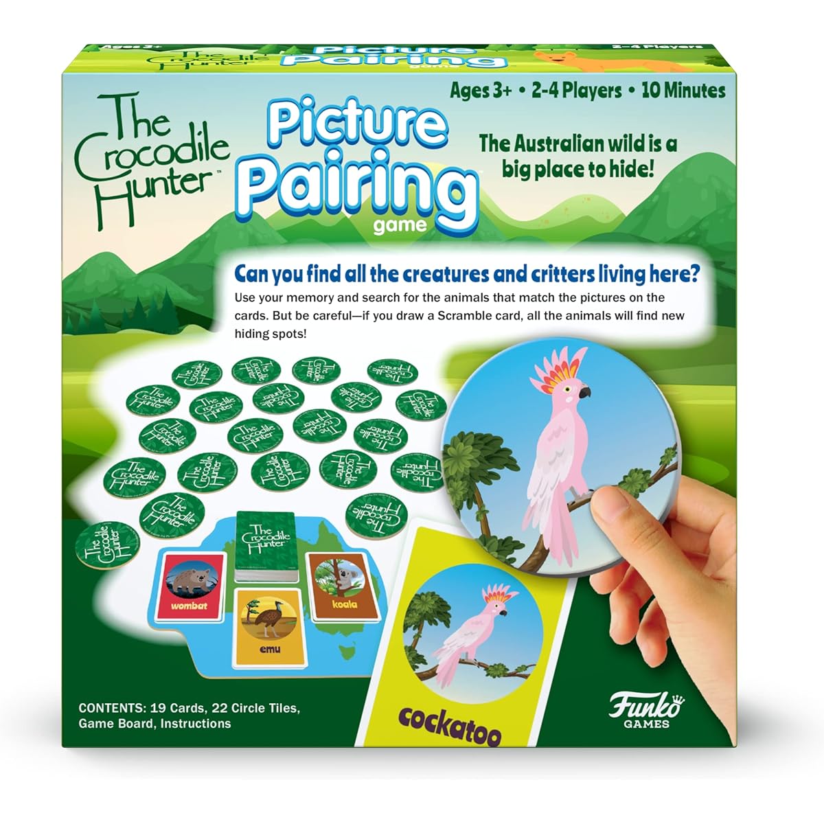 SG: Picture Pairing Game - Crocodile Hunter.