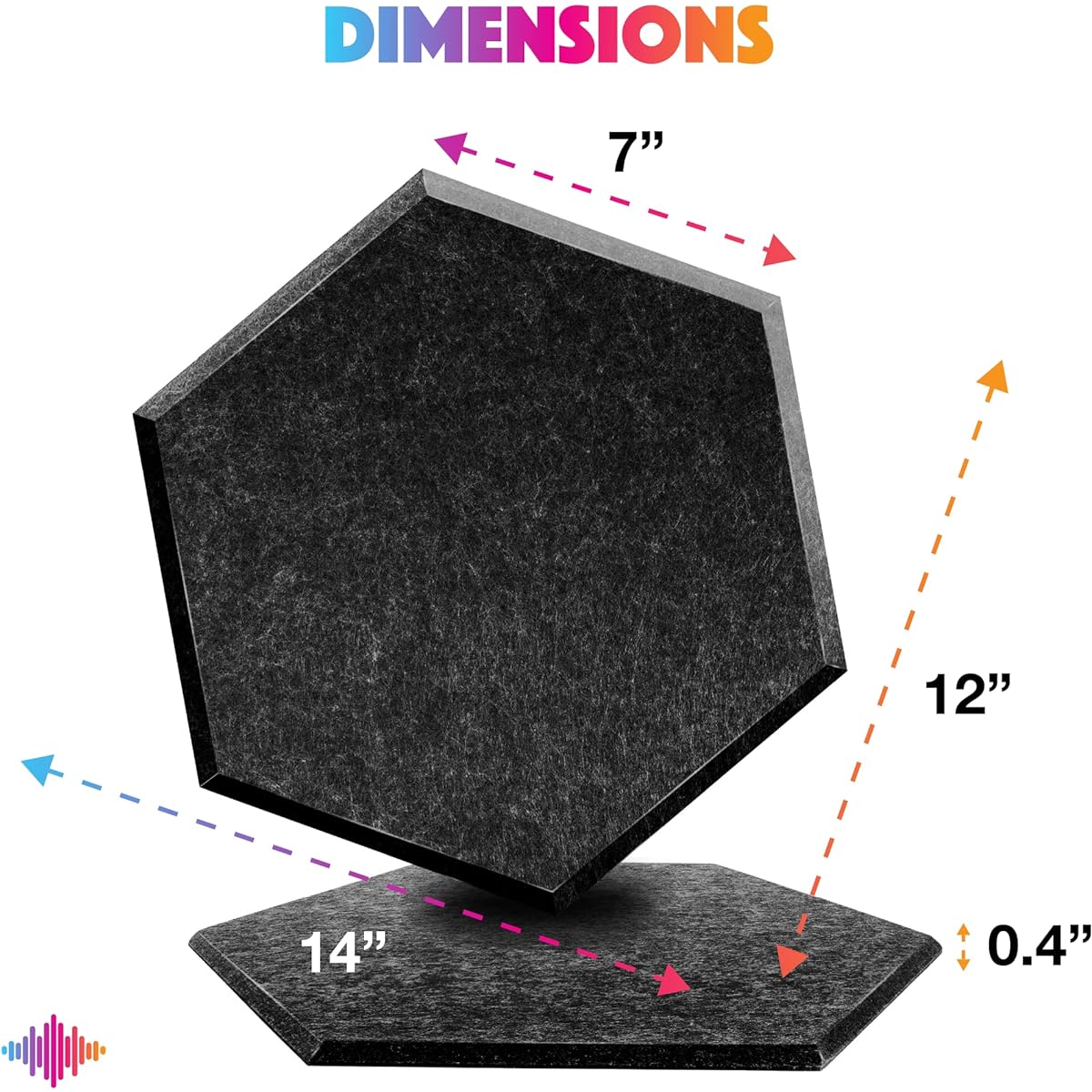 Sound absorbing material: extra thick urethane foam