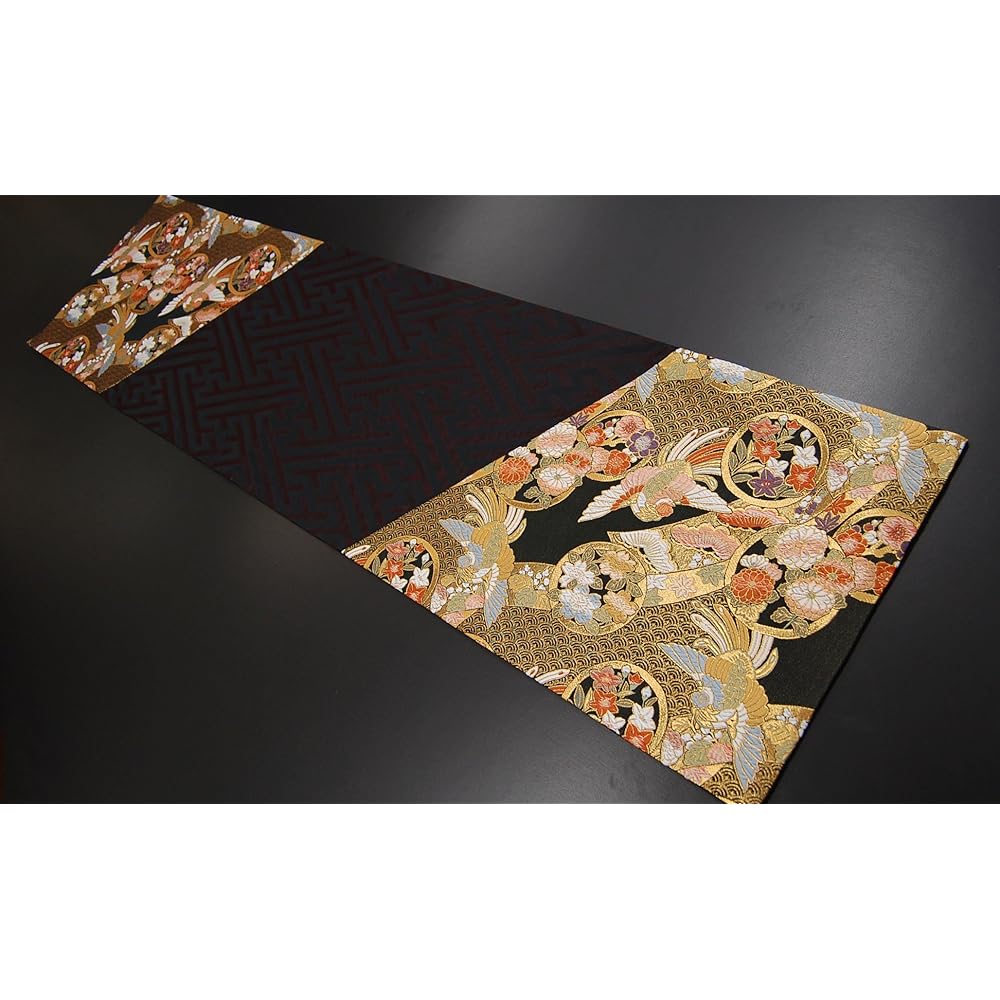 Japanese Style Kimono Table Runner, Obi, Boxed, Packaged, Popular, Great as a Gift for Overseas 120cm (Asuka)