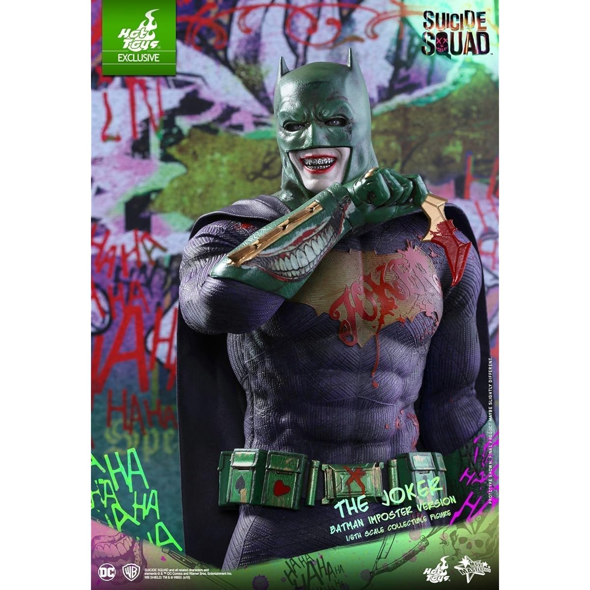 Hot Toys Movie Masterpiece Suicide Squad Joker (Bat Cosplay Version) 1/6 Scale Figure