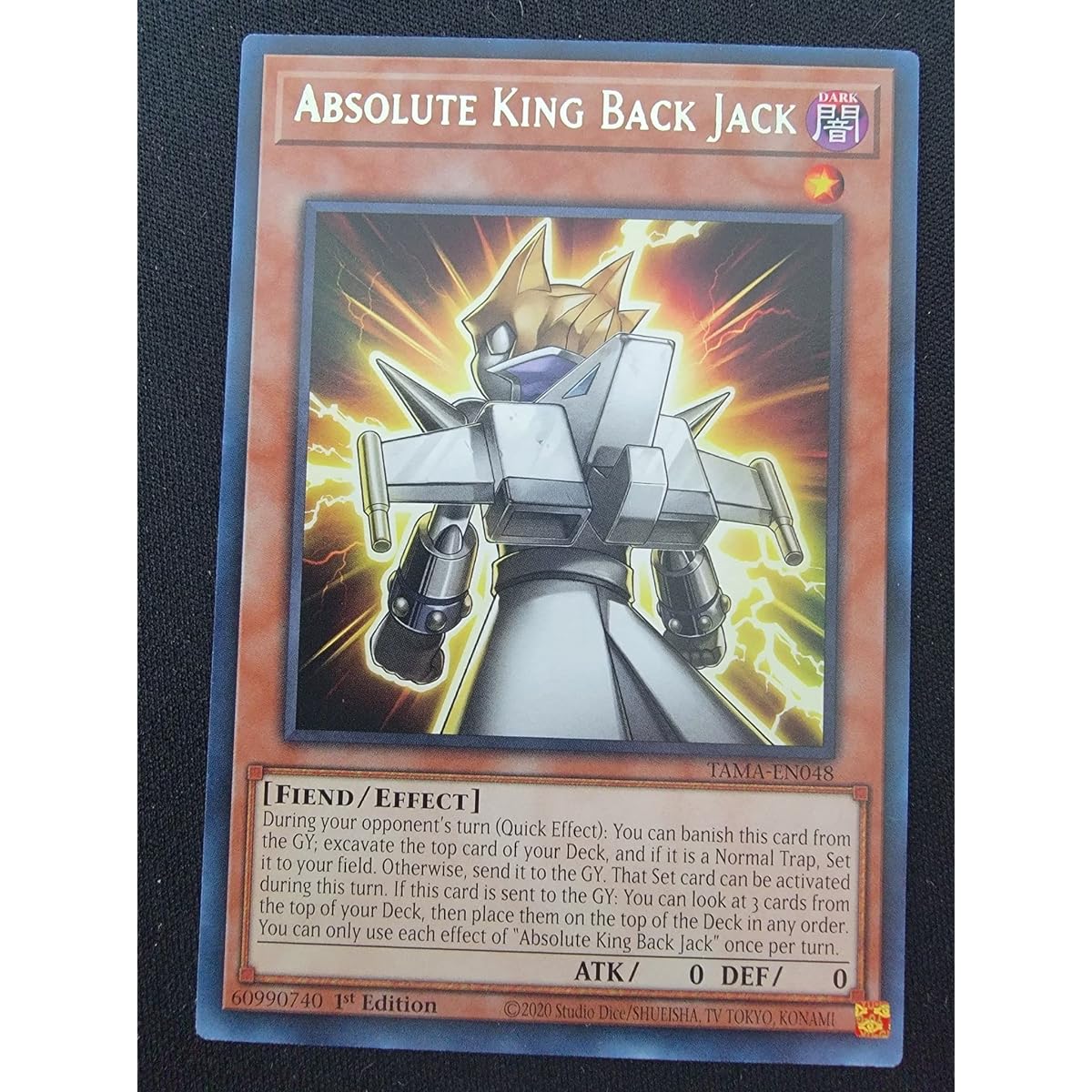 Absolute King Back Jack - TAMA-EN048 - Tactical Masters - Rare - 1st Edition.
