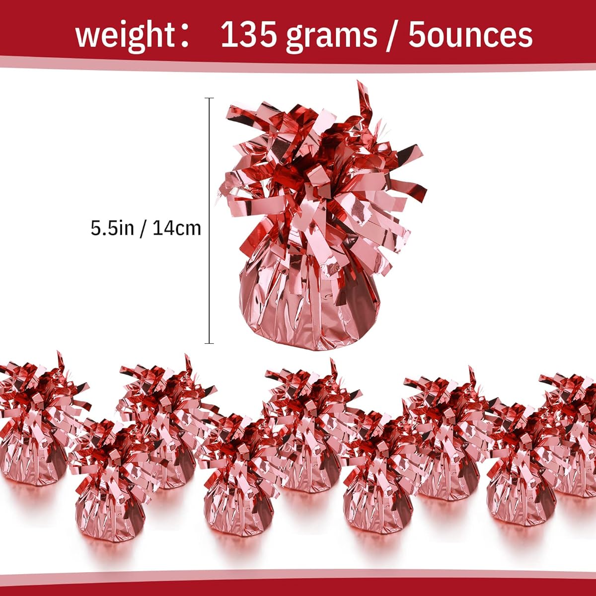 50pcs Rose Gold Bridal Shower Decorations Wedding Rose Gold Decorations Rose Gold Balloons Decor Birthday Confetti Balloons 6pcs Party Balloon Weight Pack Holder Anniversary Decorations