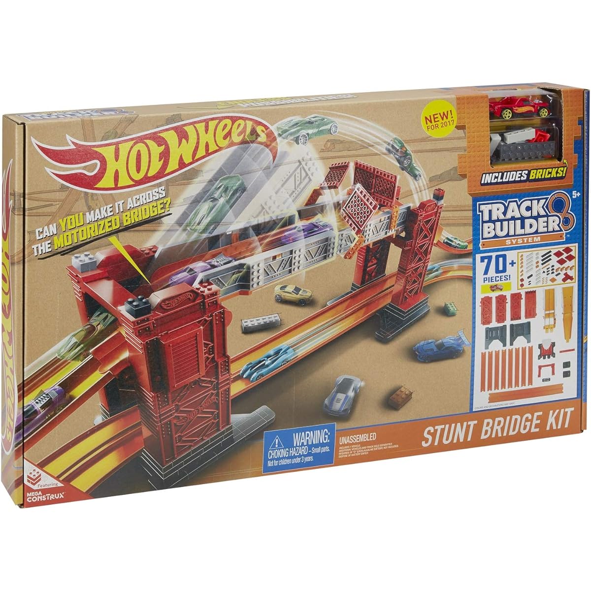 Hot Wheels DWW97 Track Builder Stunt Bridge Kit