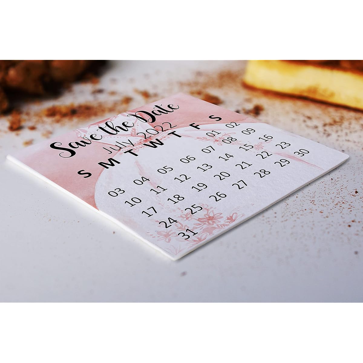 Bridesmaids Calendar Proposal Bridesmaids Save the Date July 2022 Gift Box Cards 20 Pieces (C007-JUL)