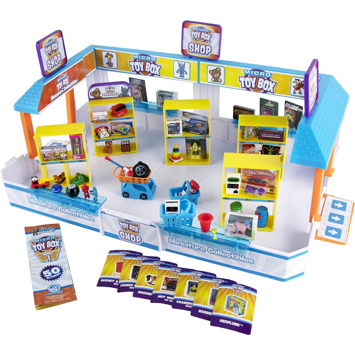 Worlds Smallest Micro Toy Box Store Playset, Multi