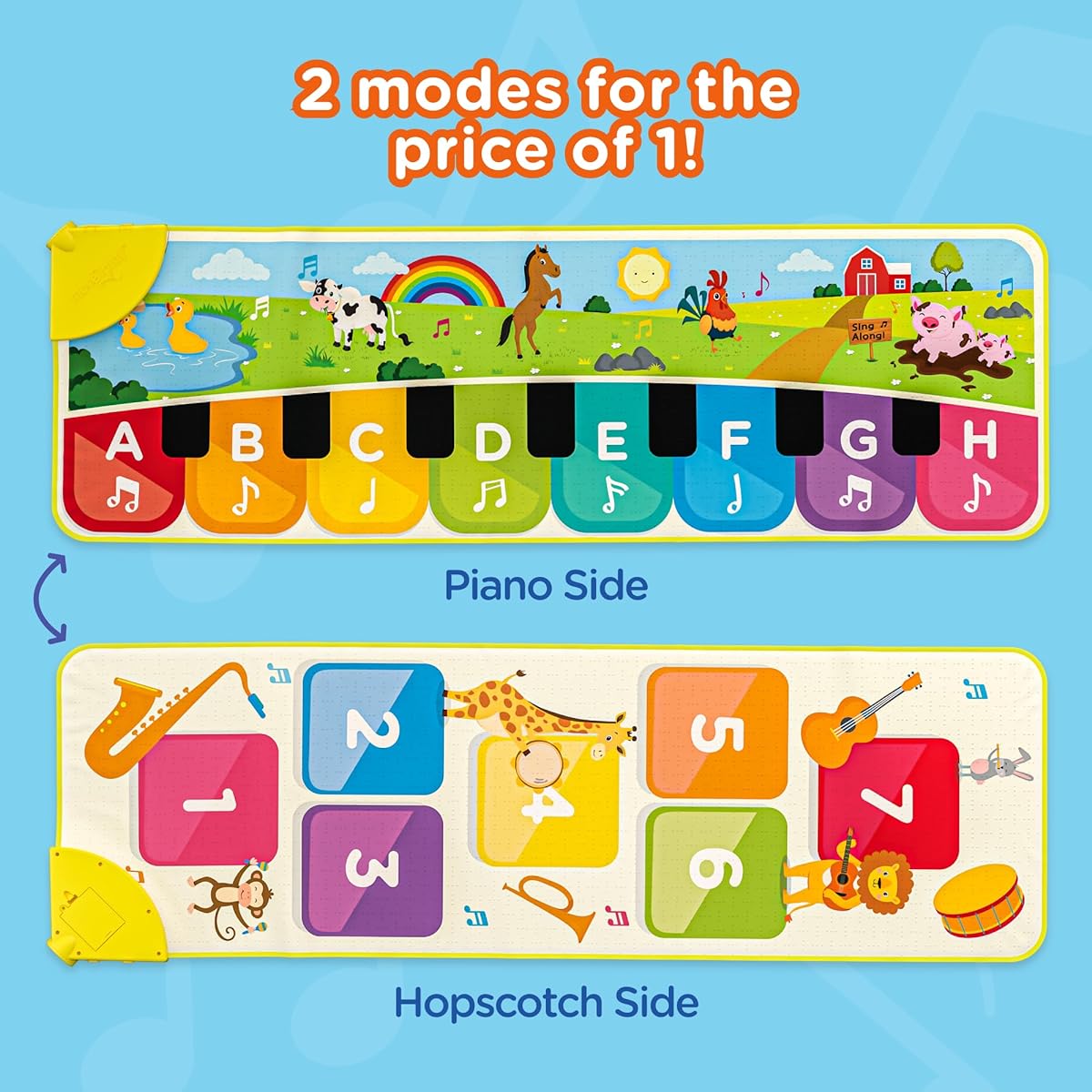 Move2Play Double-Sided Piano Mat