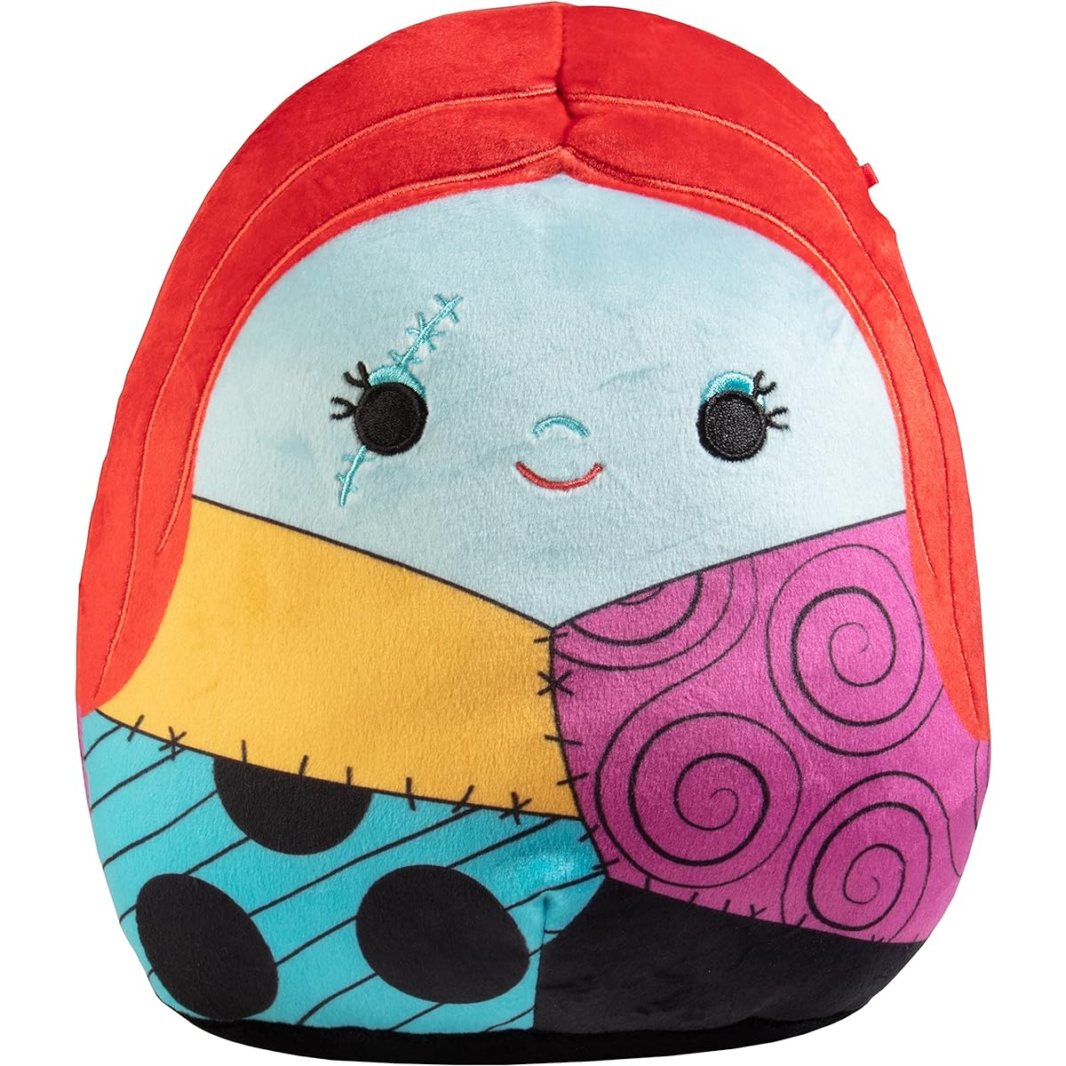 SQUISHMALLOW 8" Jack and Sally - Nightmare Before Christmas Official KellyToy Halloween - Cute Soft Plush Toys - Set of 2 - Great Gift for Kids - Ages 2+