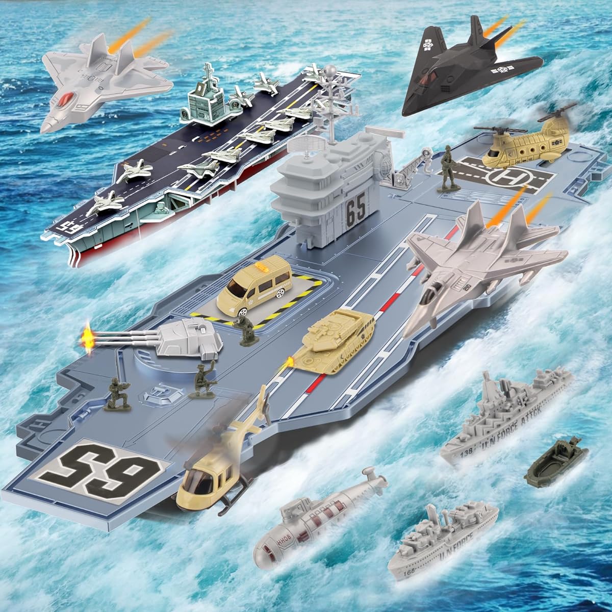 UNIH aircraft carrier toy