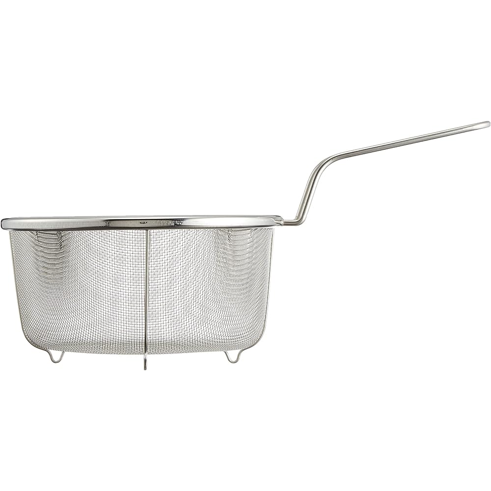 Shinetsu Wire Net Shinetsu Works TS Boil Basket 24cm (With opposite hand) Stainless Steel (18-8) Japan ABS23124