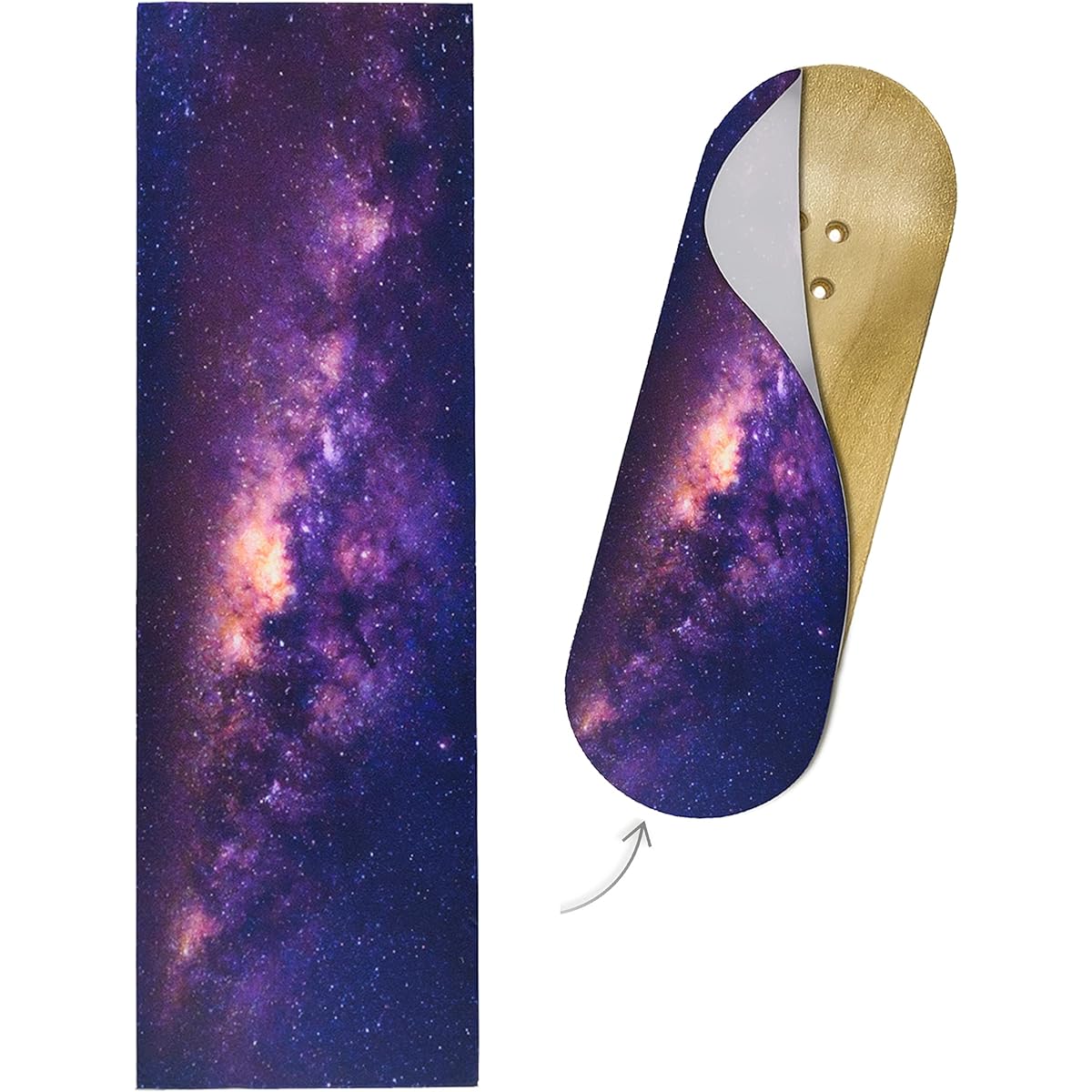 CheekTuning CheekSwap Fingerboard Deck & Graphic Wrap - Galaxy - Pro Shape & Size 32mm x 97mm - Semi-Permanent Vinyl Graphics