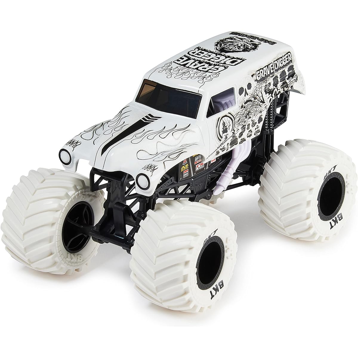 Monster Jam, Official Grave Digger Monster Truck, Collectible Die Cast Vehicle, 1:24 Scale.