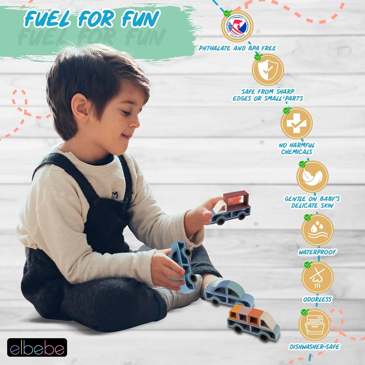 Elbebe Toy Car (Set of 3)