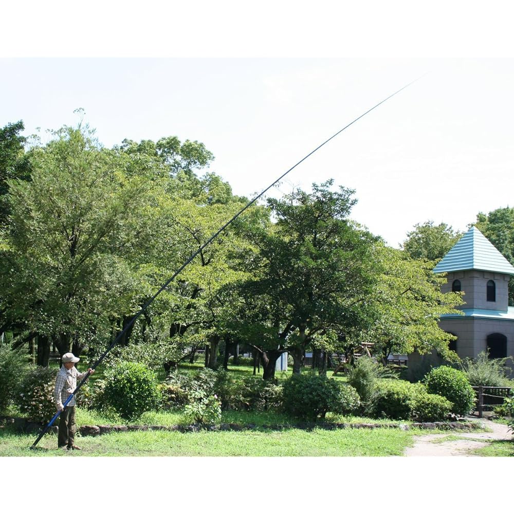 Incredible length 15m display (actual approx. 12.6m) Glass fiber fishing rod Fishing rod antenna Wireless antenna Telescopic pole