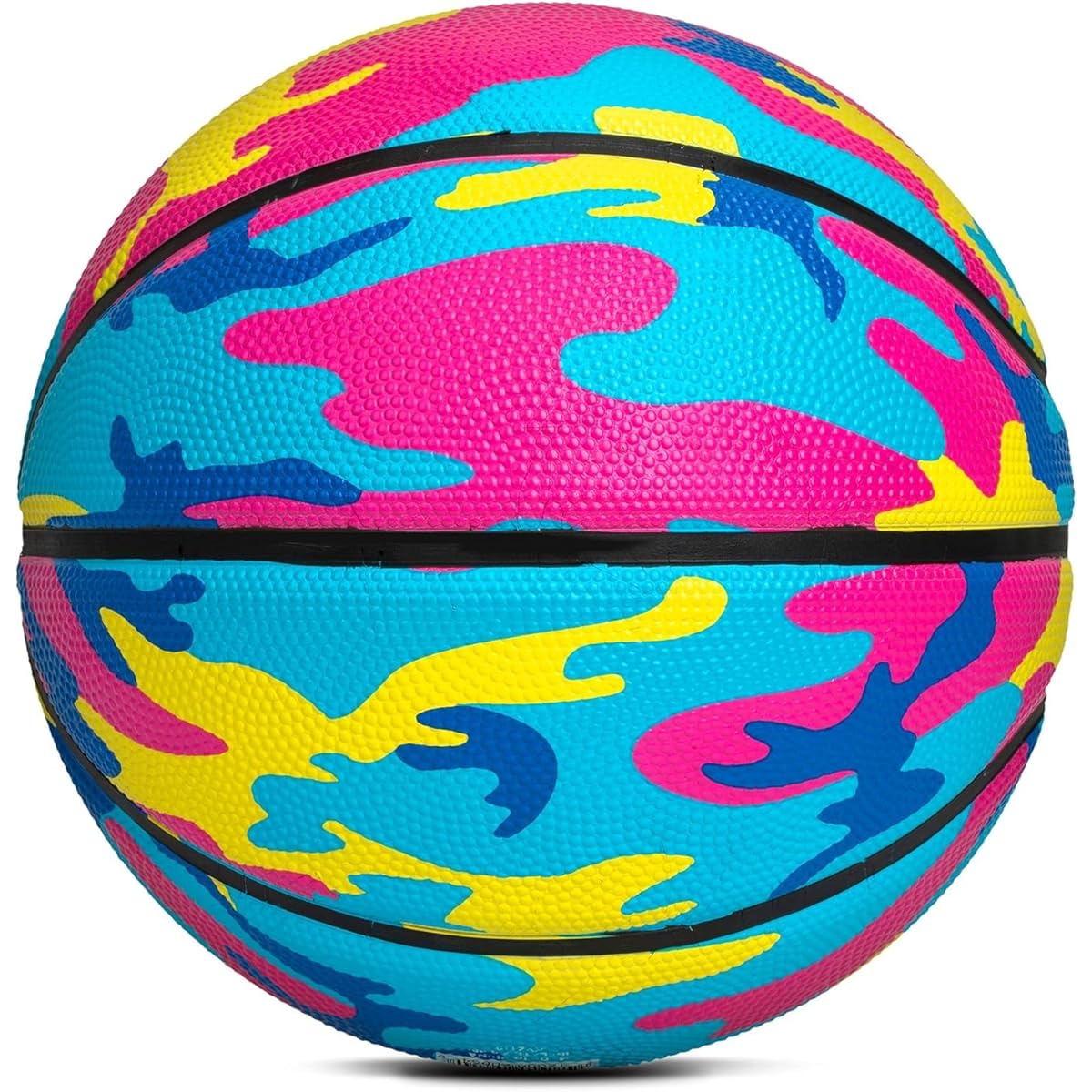 AND1 Ultra Grip Basketball: Official Regulation Size 7 (29.5") Rubber Basketball - Deep Channel Construction for Streetball Indoor Outdoor Basketball Games