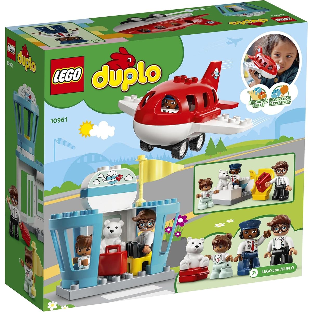 LEGO Duplo Duplo Town Airplane and Airplane 10961 Toy Airplane Boys Girls Ages 2 and up