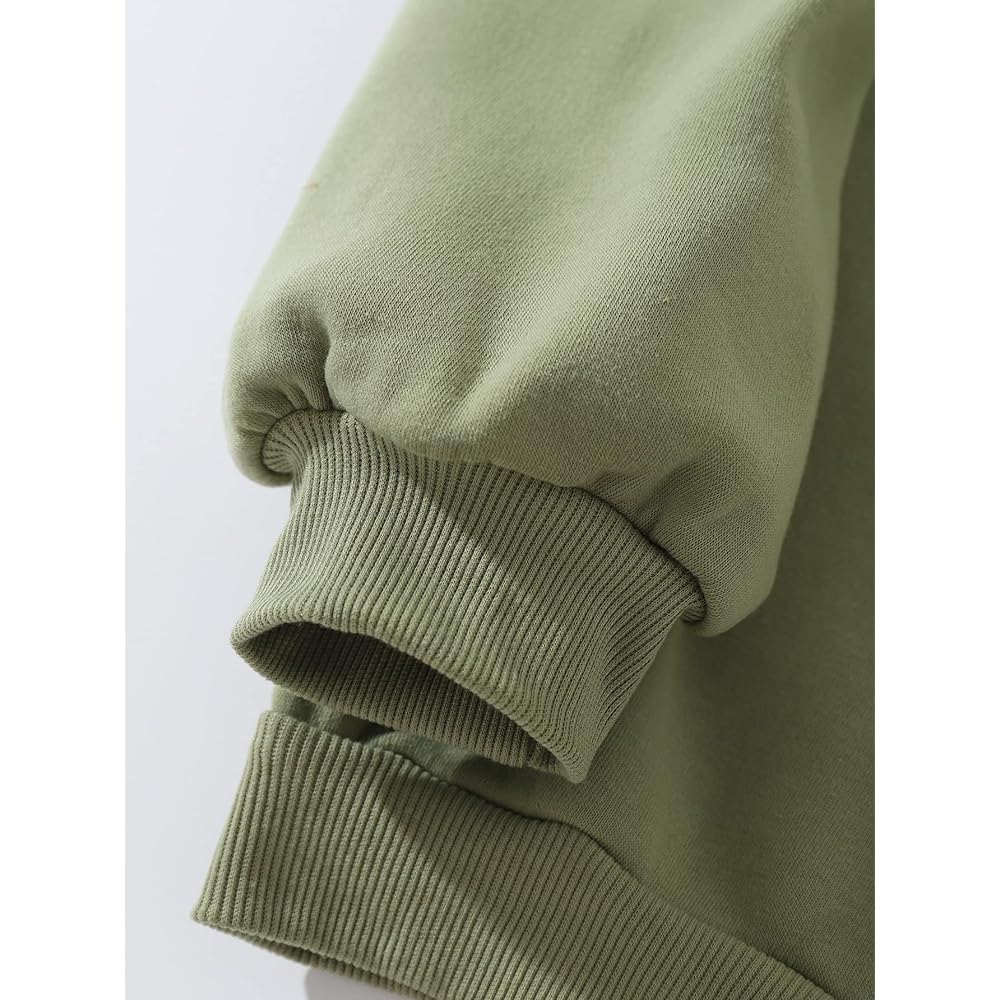 GORGLITTER Women's Hoodie, Brushed Lining, Sweatshirt, Plain, Sweatshirt, Hoodie, Pullover Top, Cold Protection, Stylish, Loose, Slimming, Daily, Vacation, Spring/Autumn