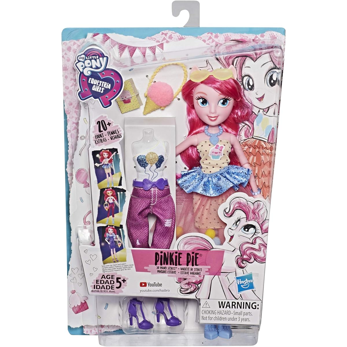 My Little Pony Equestria Girls So Many Styles Pinkie Pie