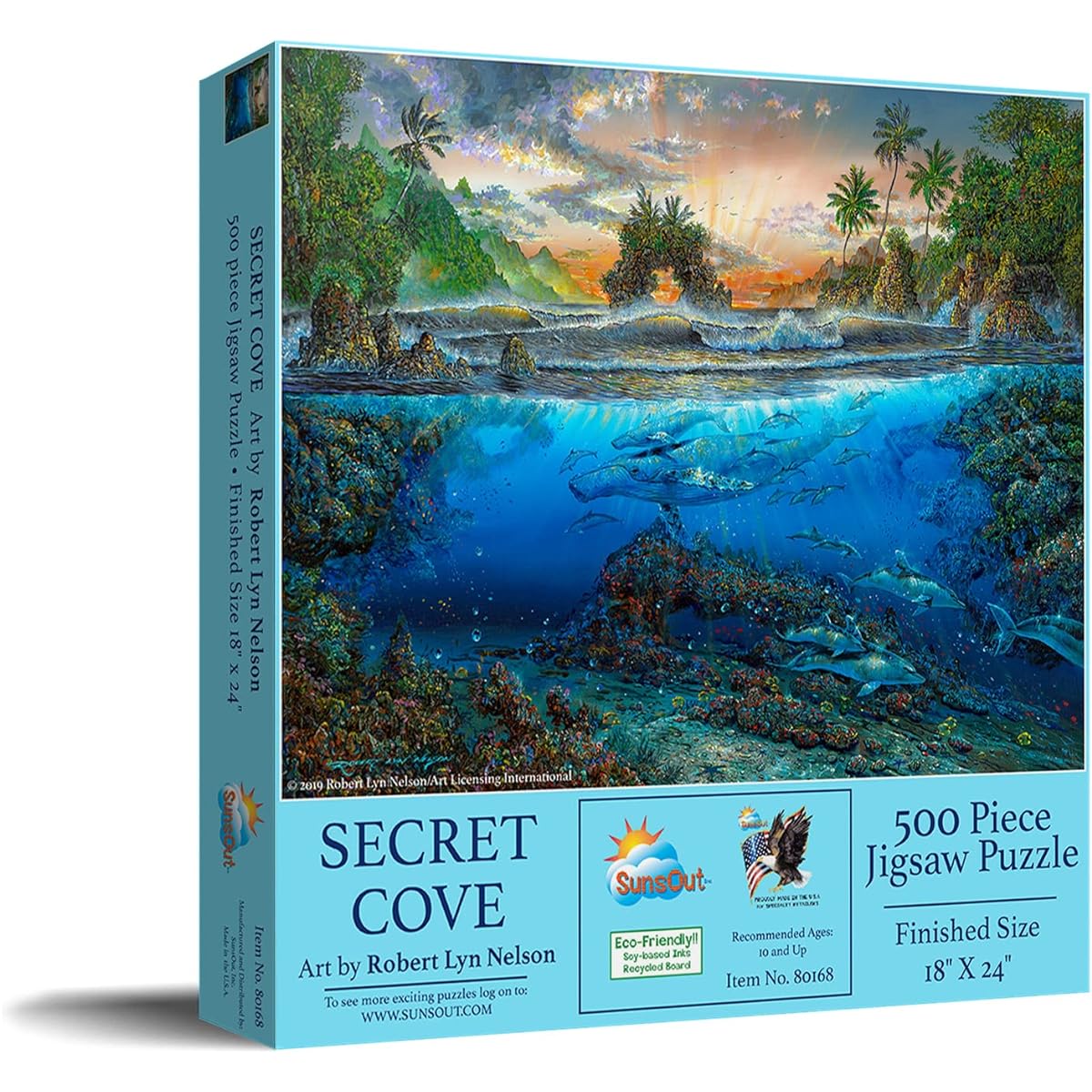 SUNSOUT INC Secret Cove 500 Piece Jigsaw Puzzle
