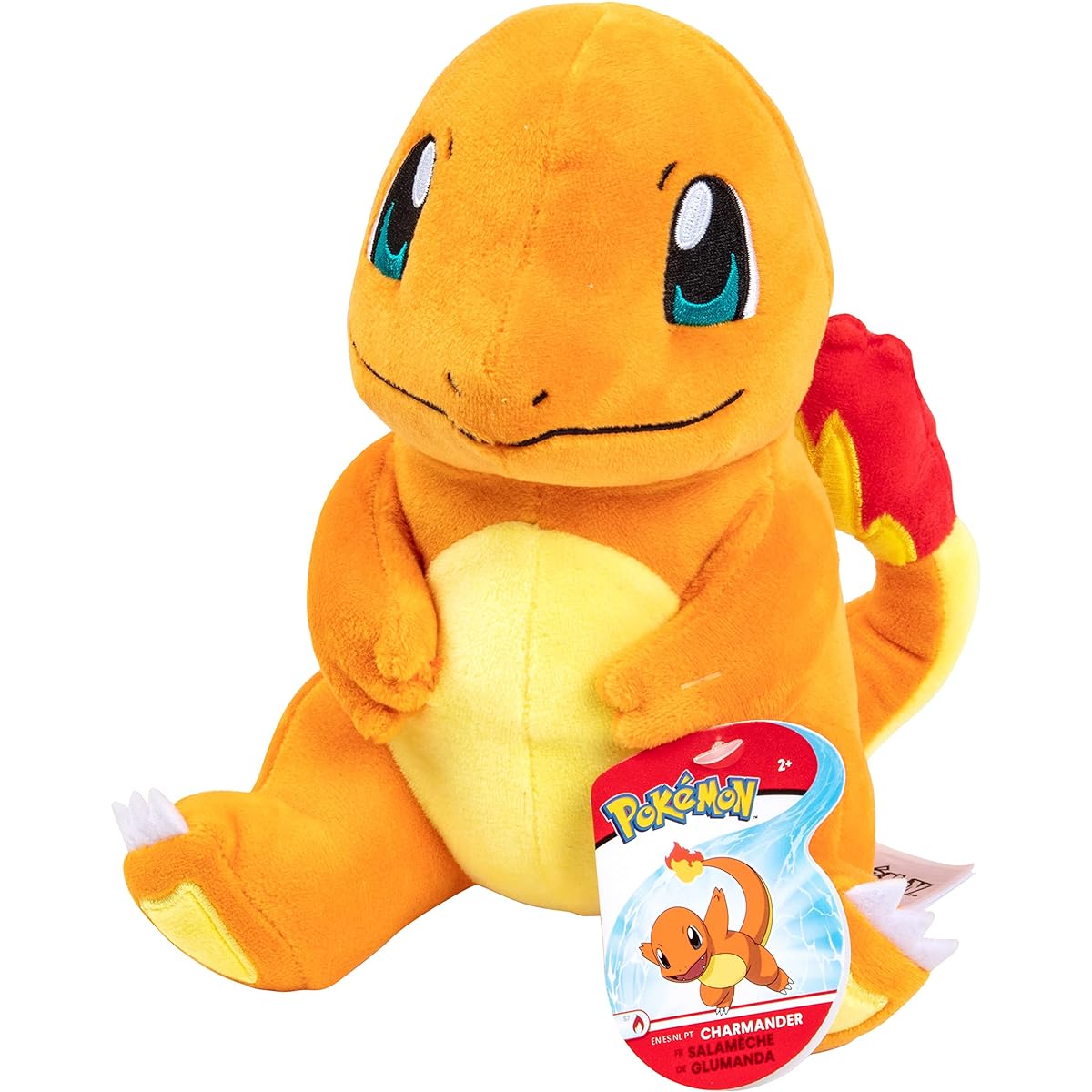 Pokemon Plush Starter 3 Pack Charmander, Squirtle, and Bulbasaur 8" Gen 1 Plush