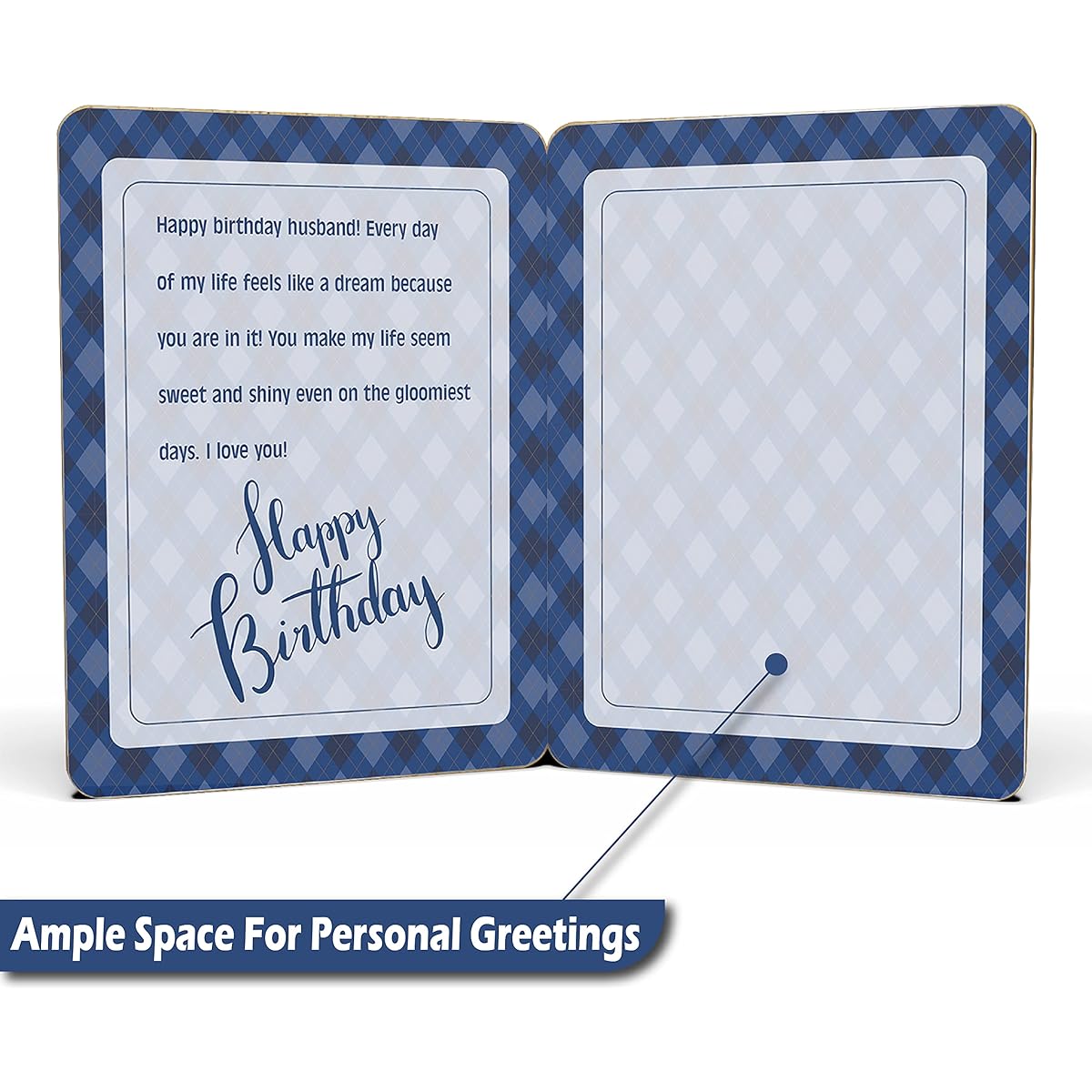AGAPE LOVE CARDS Husband Birthday Card