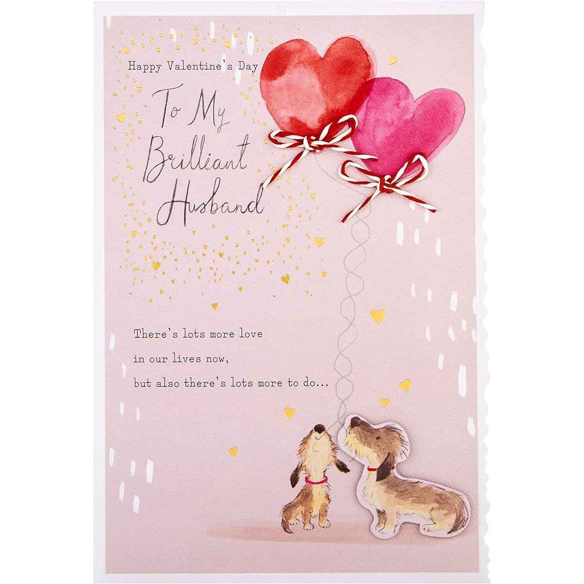 Hallmark Valentine's Cards for Husbands - Cute Dog and Heart Designs