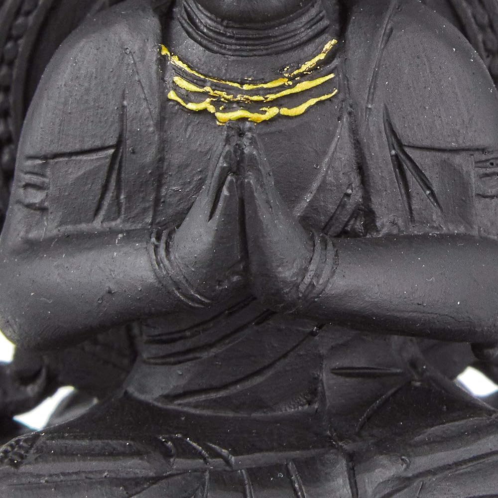 Eco Station Buddha statue figurine made of binchotan charcoal Zodiac guardian principal image Seishi Bodhisattva Go