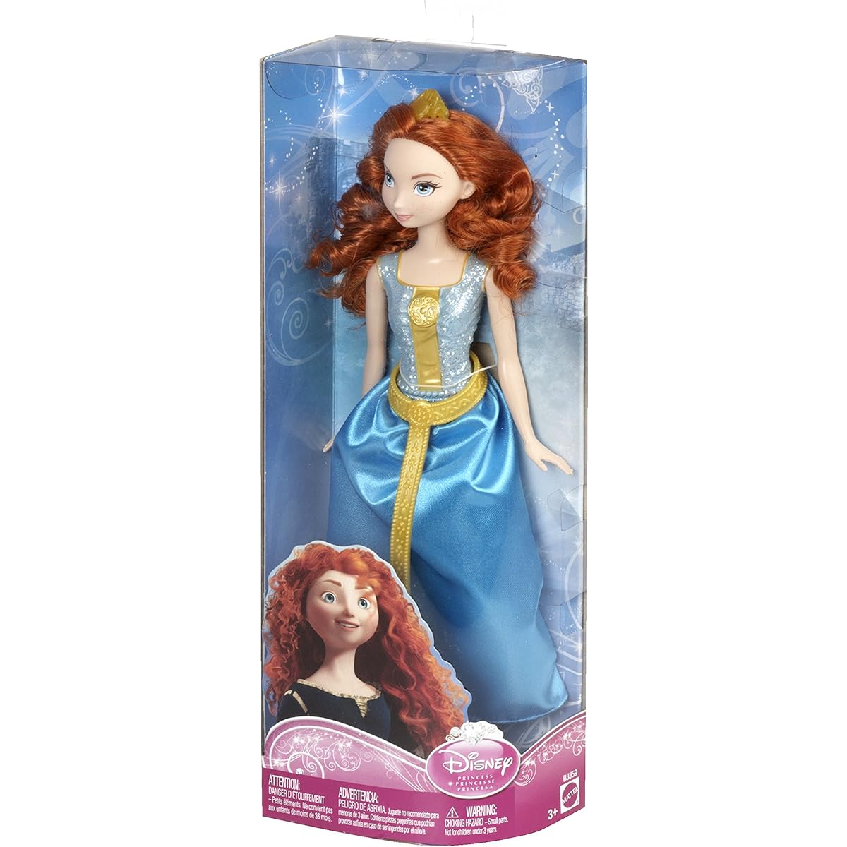 Disney Princess Sparkling Princess Merida Doll