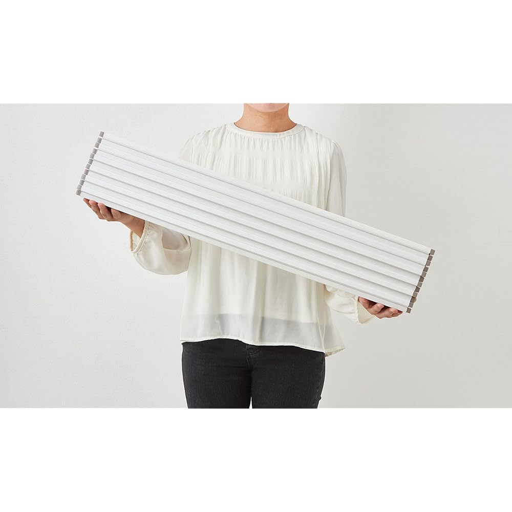 Mie Sangyo Bath Lid Foldable Ag Antibacterial White 800 x 1620mm W-16_W