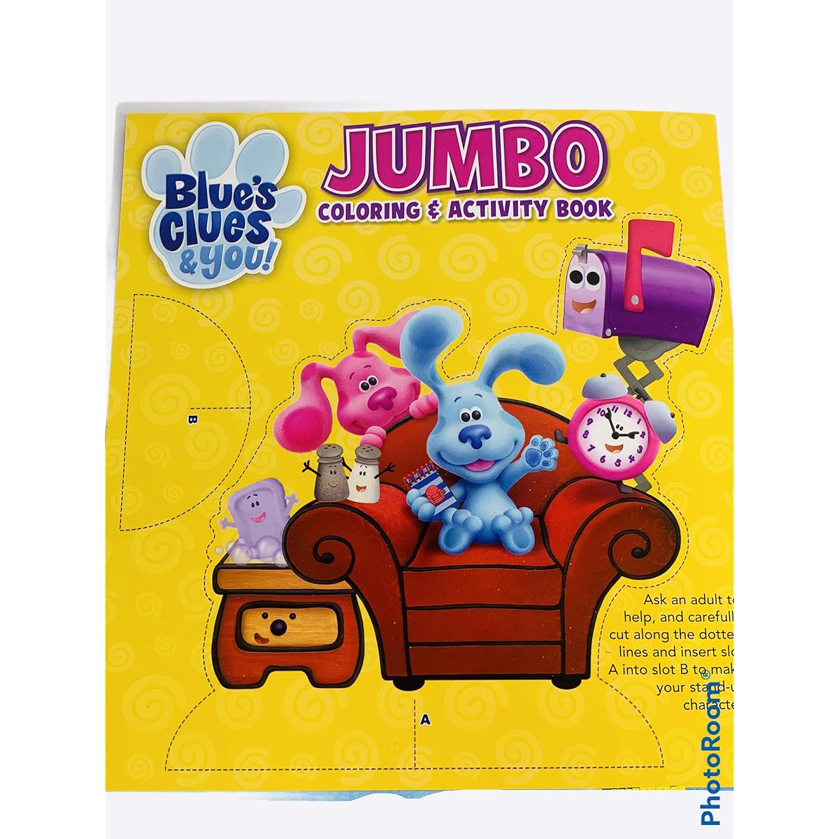 Blues Clues and You Jumbo Coloring and Activity Book Blue Skidoo