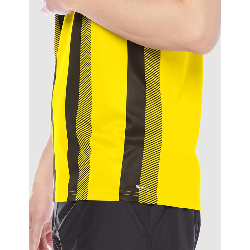 PUMA 705152 Men's Soccer Shirt TEAMLIGA Striped Game Shirt