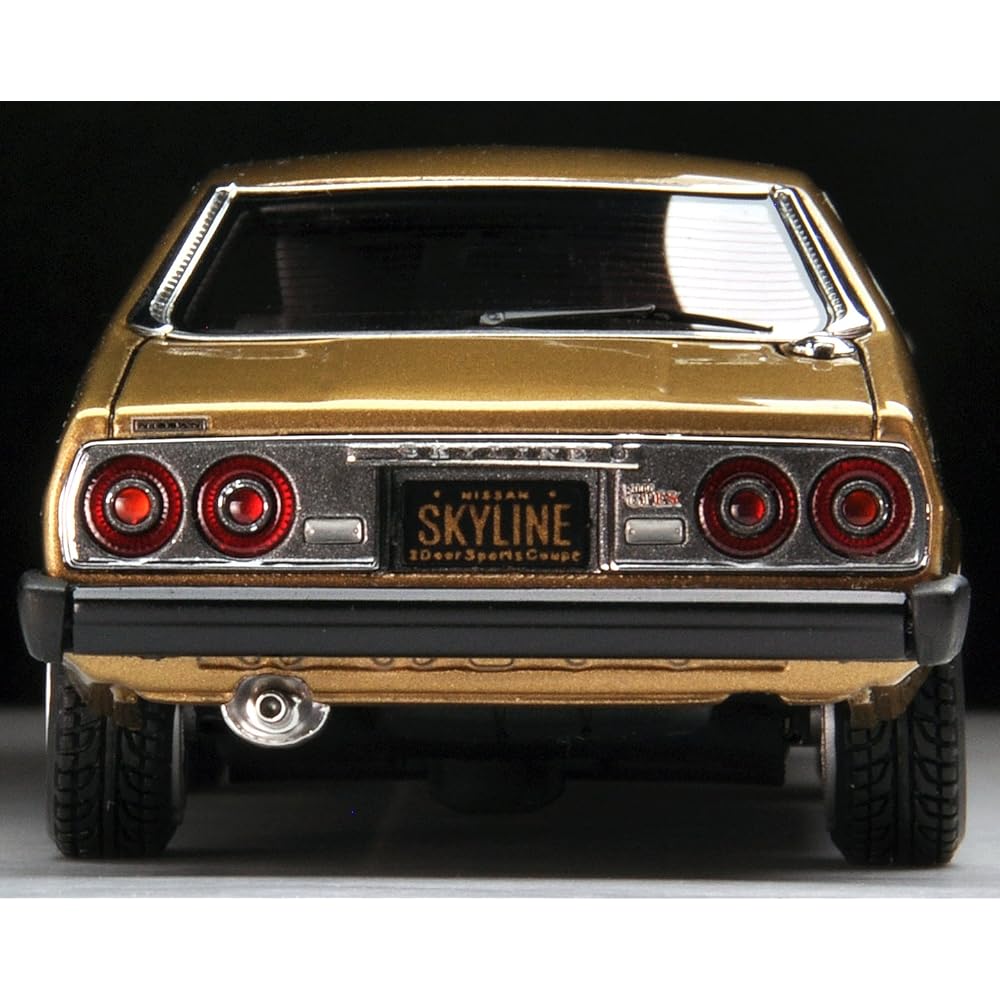 ignition model×TOMYTEC 1/43 T-IG4307 Nissan Skyline 2000GT-ES Golden Car Finished Product