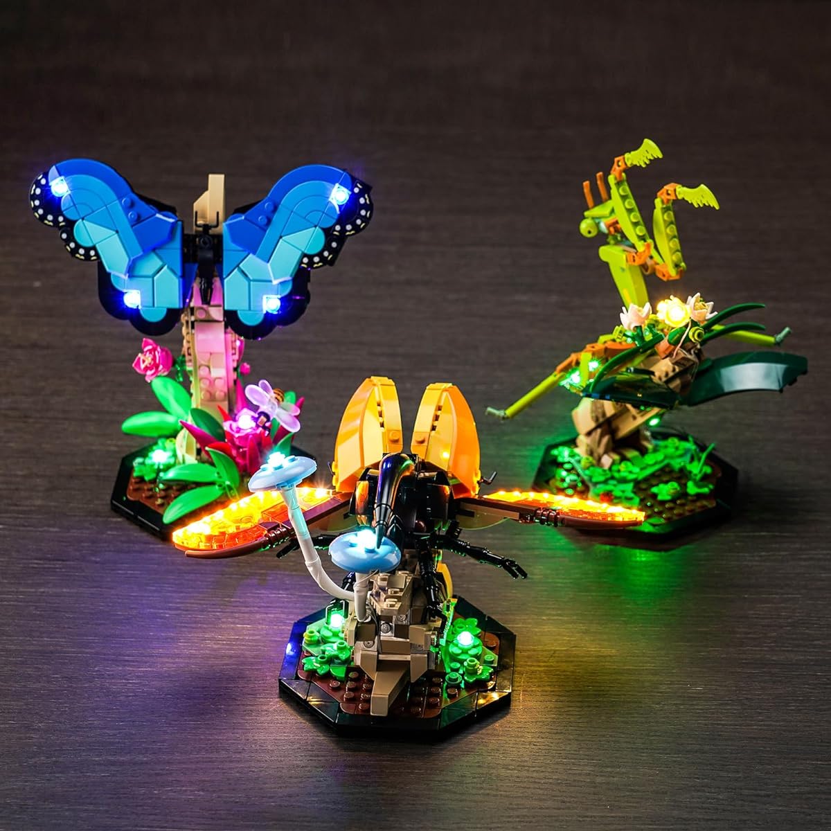BrickBling LED Lights for LEGO 21342 Insect Collection Creative Lighting Kit Cool for Display (Lights Only, No Model)