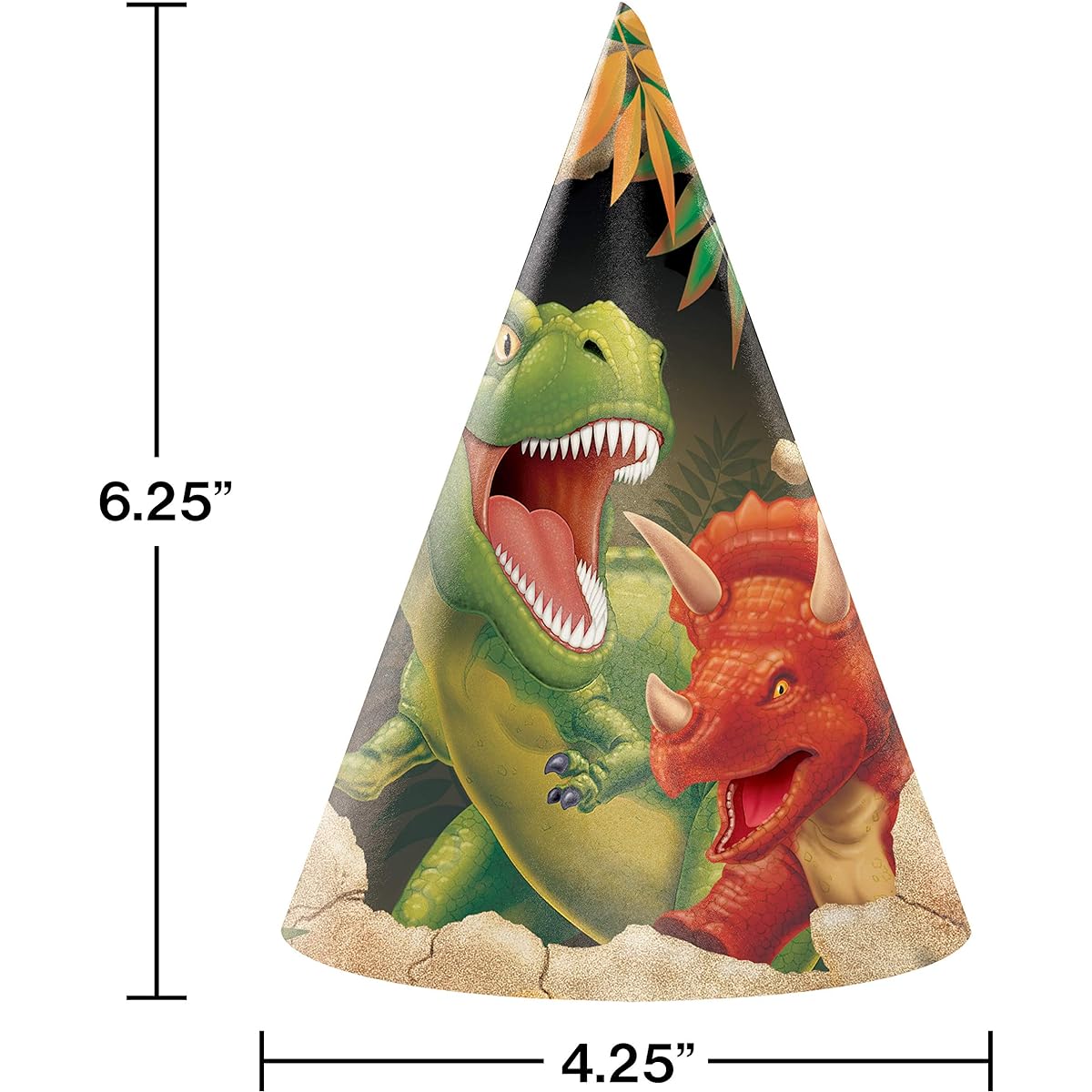 dinosaur party hat