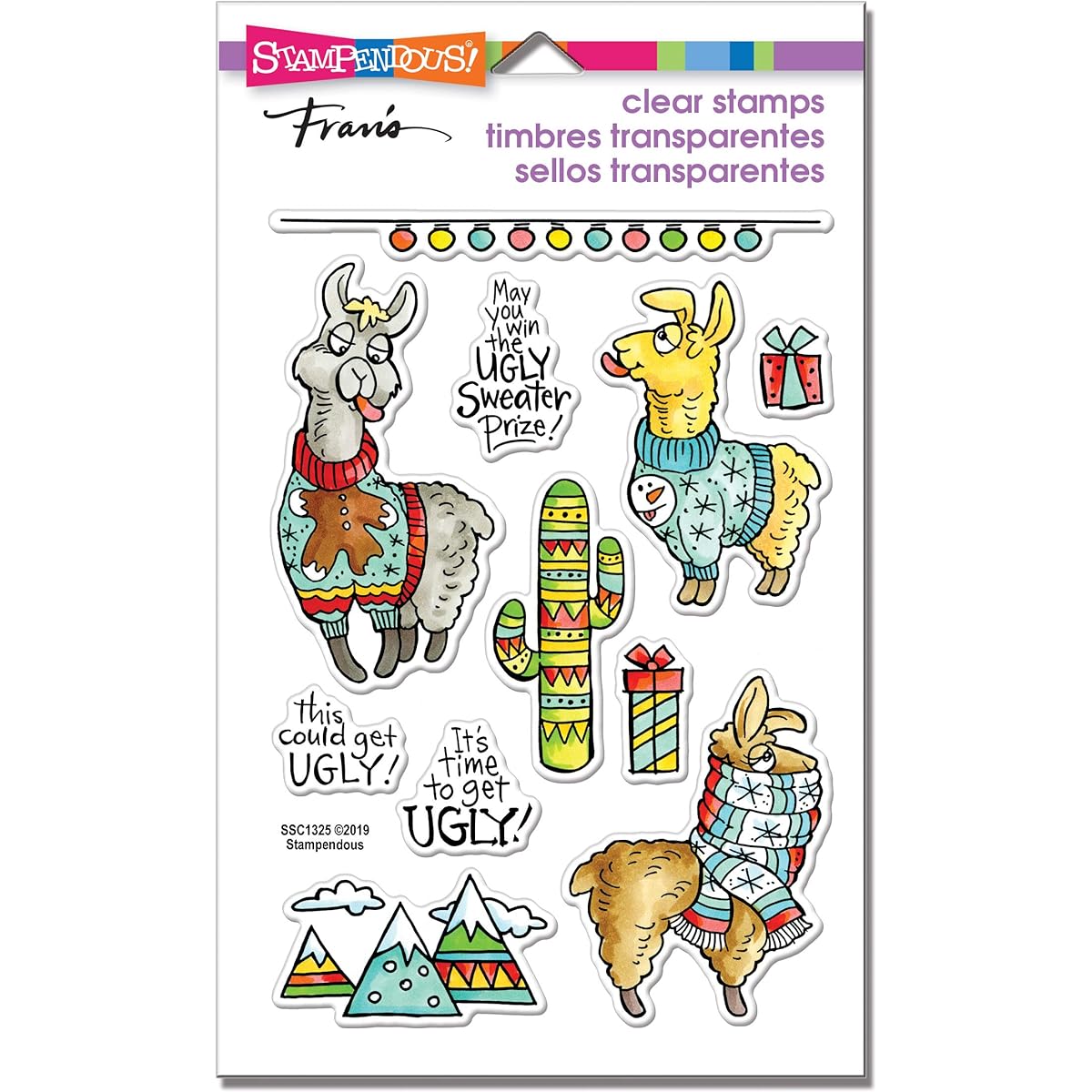Stamp Perfect Clear Stamp Llama Sweater