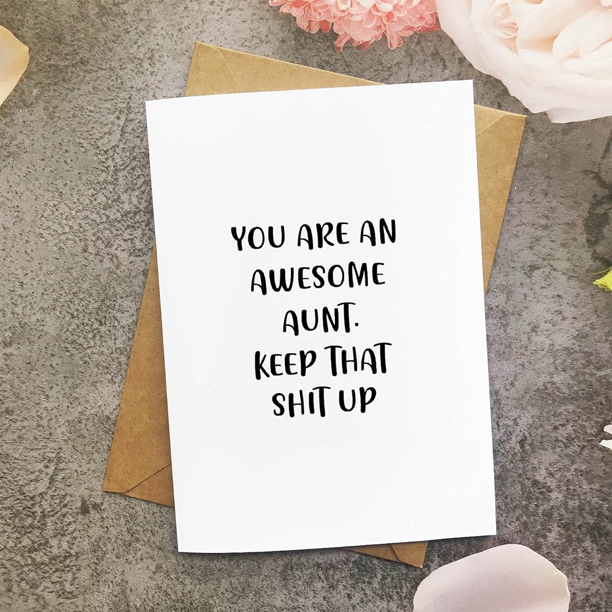 Funny Birthday Cards for Aunts, Unique Aunts, Christmas, Mother's Day, Retirement Greeting Cards Gifts