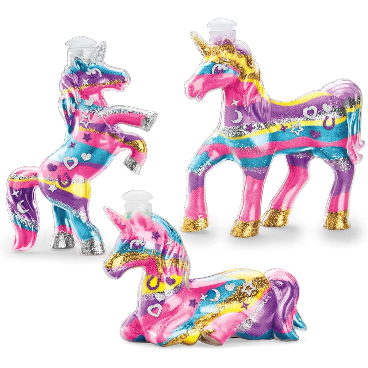 Shimmer 'n Sparkle Unicorn Sand Art Creation Activity Kit for ages 6 and up