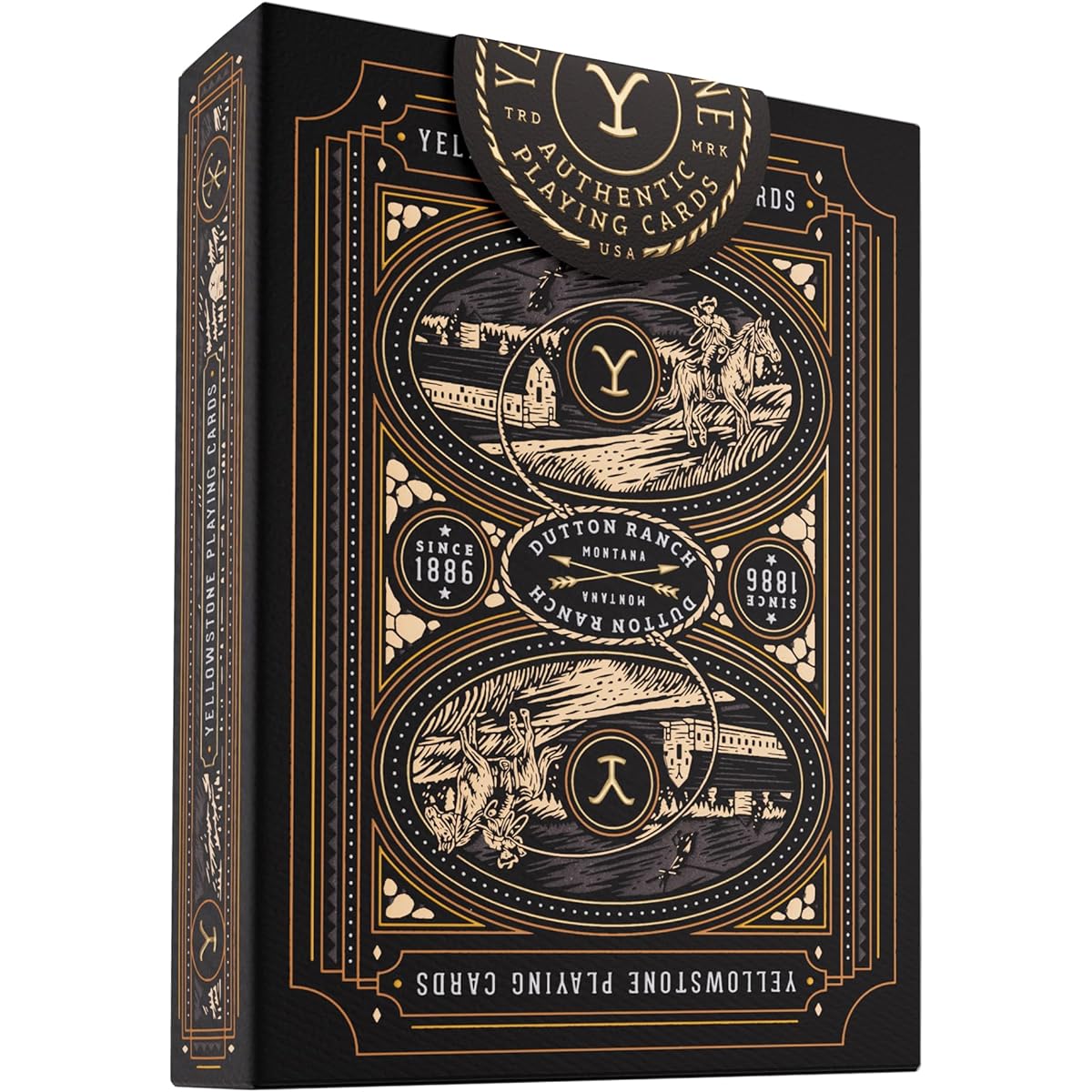 theory11 Yellowstone Premium Playing Cards Poker Size Standard Index Luxury Playing Cards